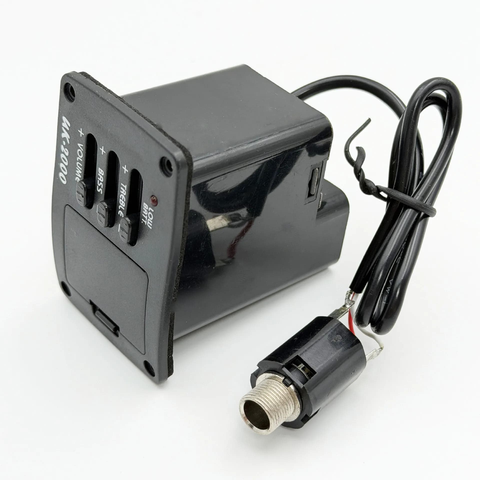 UK-2000 4-String Ukulele Pickup 3-Band Equalizer Preamp Electric Acoustic Uke Soundhole Pickup