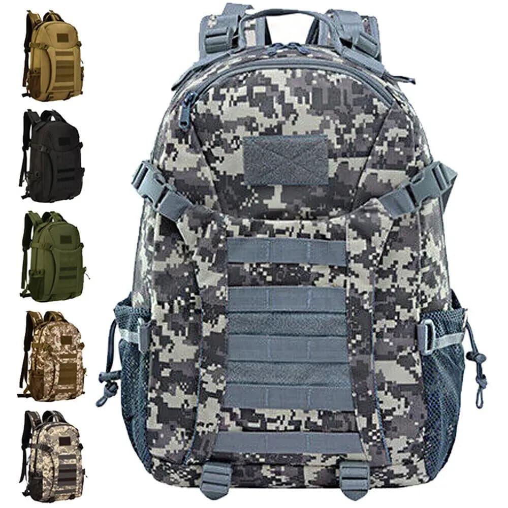 Zaino tattico per uomo Zaino da trekking Zaino militare Molle Borsa impermeabile Borsa da trekking per alpinismo impermeabile all'aperto