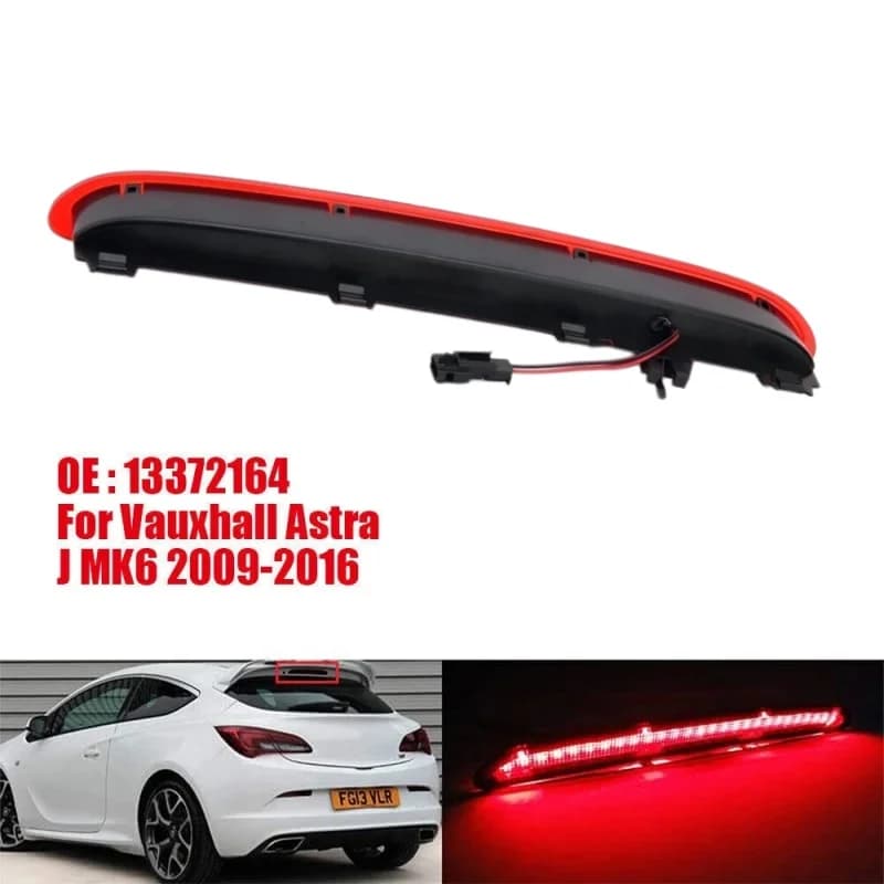 Luce Freno LED Rossa Terza Luce Freno Posteriore Montata in Alto per Vauxhall Astra J HATCHBACK 3 e 5 PORTE 2009-2016 13372164