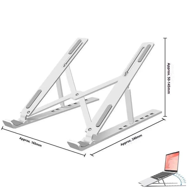 ABS Foldable Adjustable Laptop Stand Portable Notebook Holder Bracket For Macbook Air Pro Dell HP Lenovo 10-16 Inch