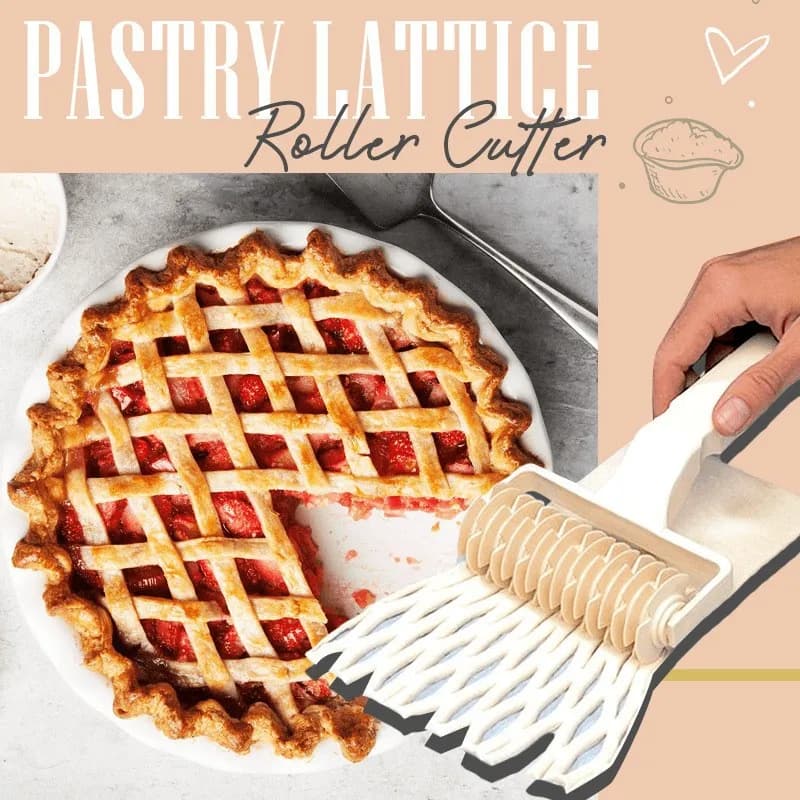 1 pz, taglierina a rullo per reticolo per pasticceria, rullo per taglierina per pasta per torte, cottura domestica per pasta, biscotti, torte, cucina domestica, strumenti di cottura