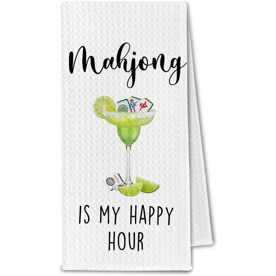 Asciugamani da cucina per cocktail Mahjong Cocktail Mahjong Regali per gli amanti di Mah Jong Mah Jong Asciugamani da bar decorativi per la cucina 16