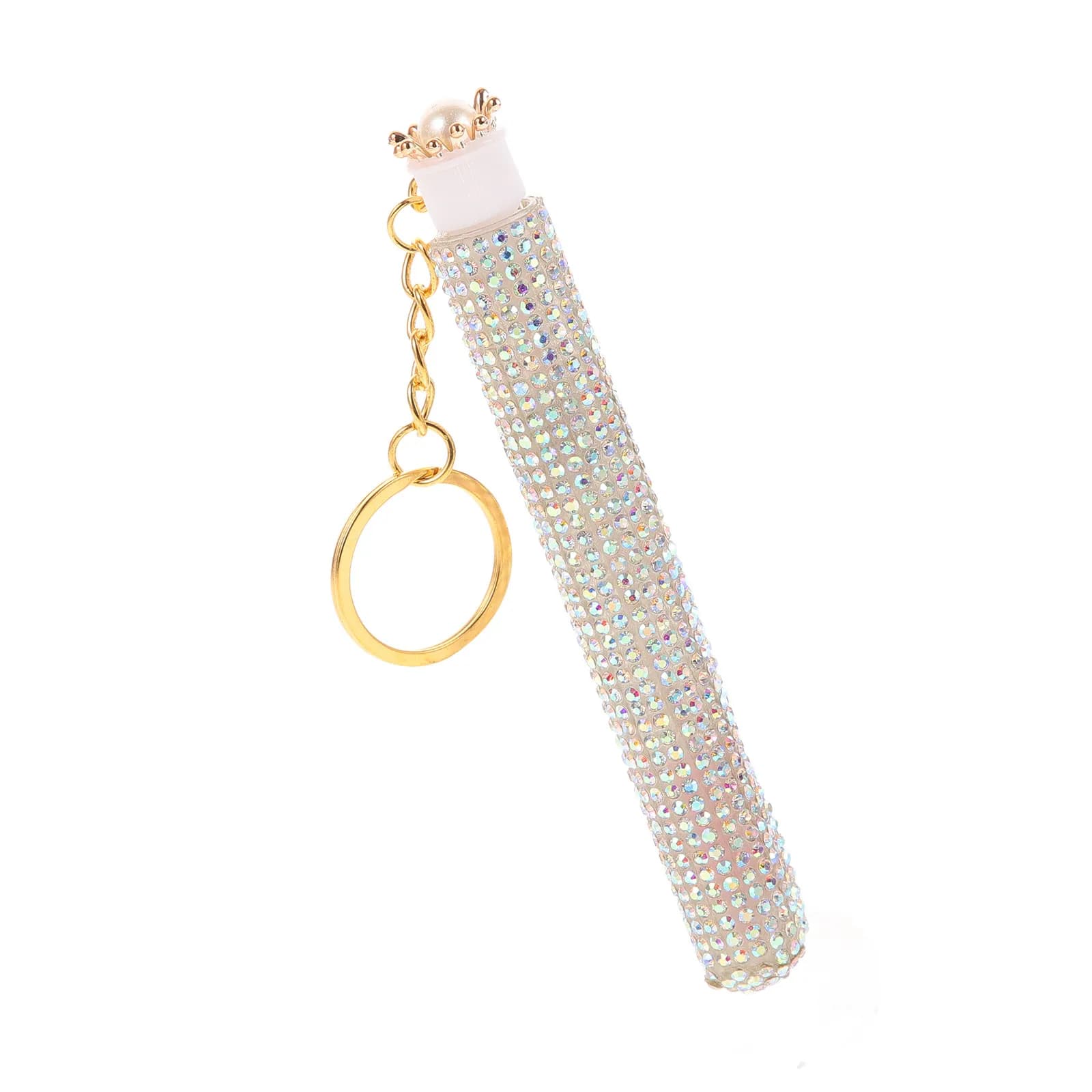 Plastic Eyelash Brush and Zinc Alloy with Cover, Delicate Seeds for Mascara Application, Portable Tool for Makeup Travel Eyes