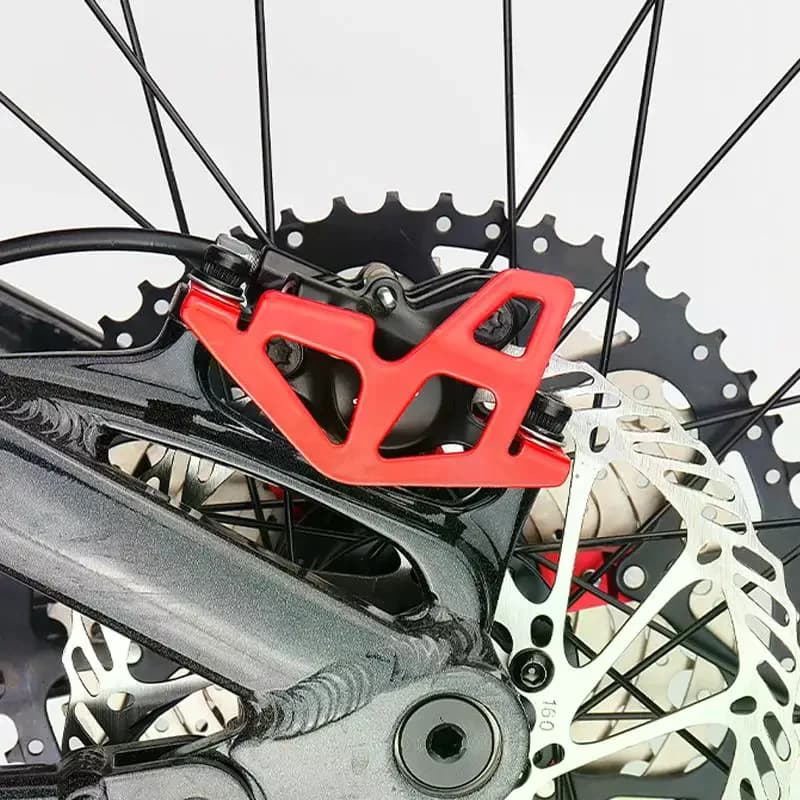 CNC Aluminum Alloy Mountain Bike Rear Caliper Guard Plate Rear Brake Pump Protector Pump Protective Cover Easy Install