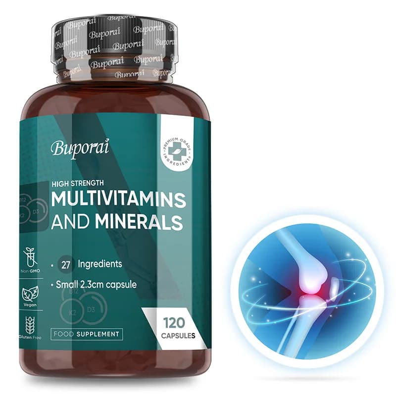 Multivitamin and mineral supplements: maintain bone health, help relieve fatigue and promote the production of red cells