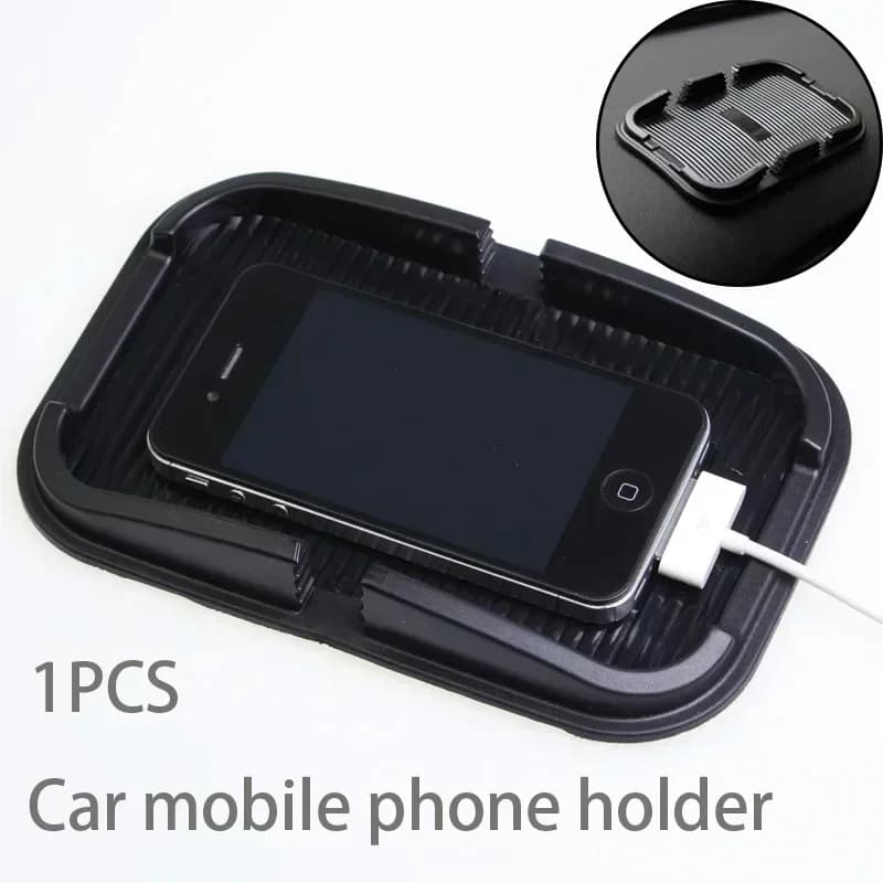 Car Anti-slip Storage Mat Mobile Phone Navigation Bracket Dashboard Anti-slip Mat Sundries Storage Box Car Interior Accessori