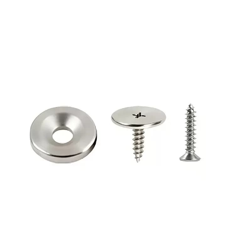 Ultra-thin cabinet door magnetic fasteners, concealed circular metal magnetic drawer latch, suitable for kitchen cabinet drawer