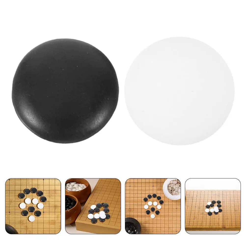 360Pcs Resin Chess Set Go Game Pieces Sturdy Smooth Finish Standard Quantity for Home School and Competition Unique Chess Set