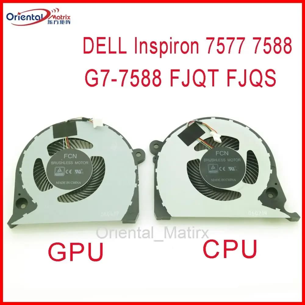 DFS 200005 CD0T DFS 541105 FC0T EP DC5V 0.50A 4Pin Per DELL inspiron G7-7588 G7-7577 FJQT FJQS CPU Del Computer Portatile Ventola di Raffreddamento