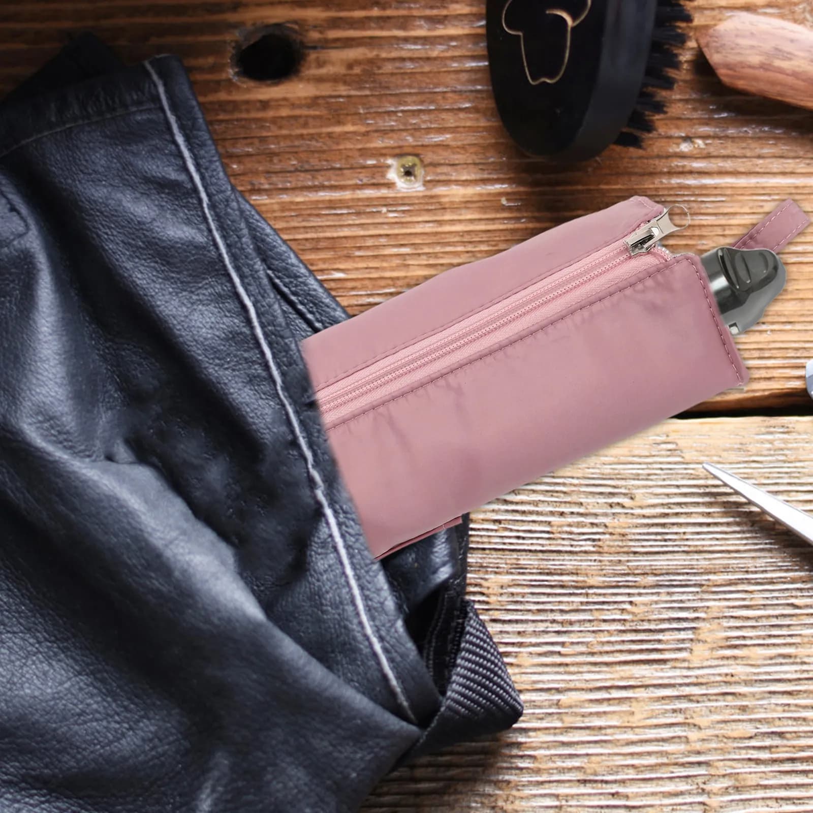 Borsa Protettiva da Viaggio per Ferro Arricciacapelli Resistente al Calore, Design Appendibile, Portatile, per Styling Capelli