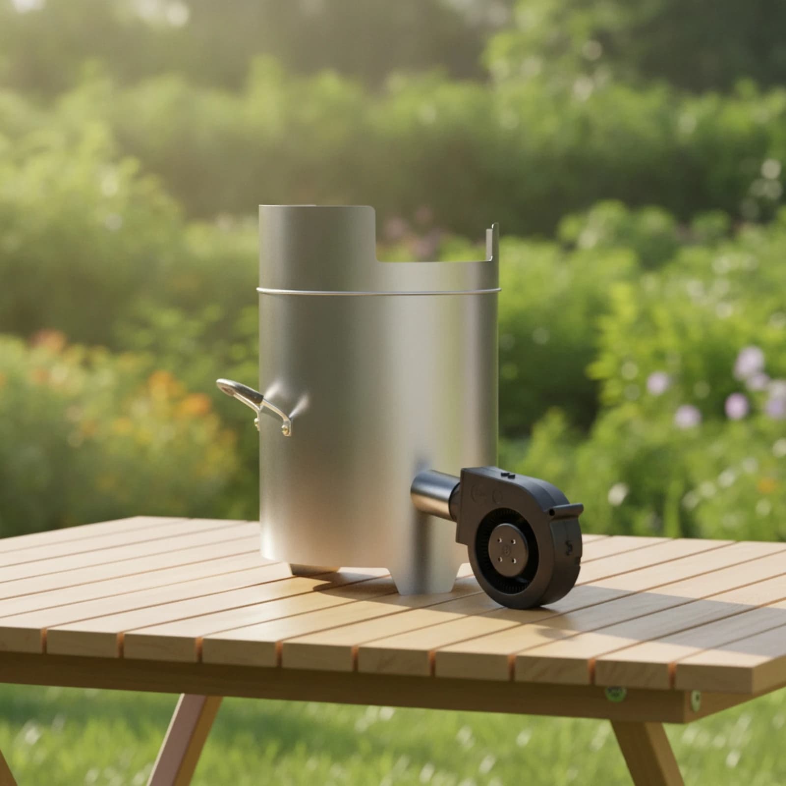 Smokeless Heater with Blower Heavy-Duty Camp Heater with Blower Long-Lasting Compact for Campers, Camping, Backyard