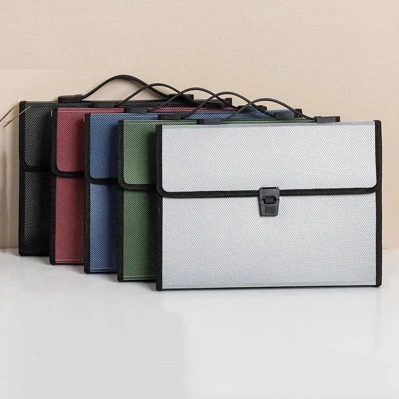 [SU]Long Document Organizer Paper Storage Expanding File Folder Portfolio Holder Large Capacity Bag[SU]