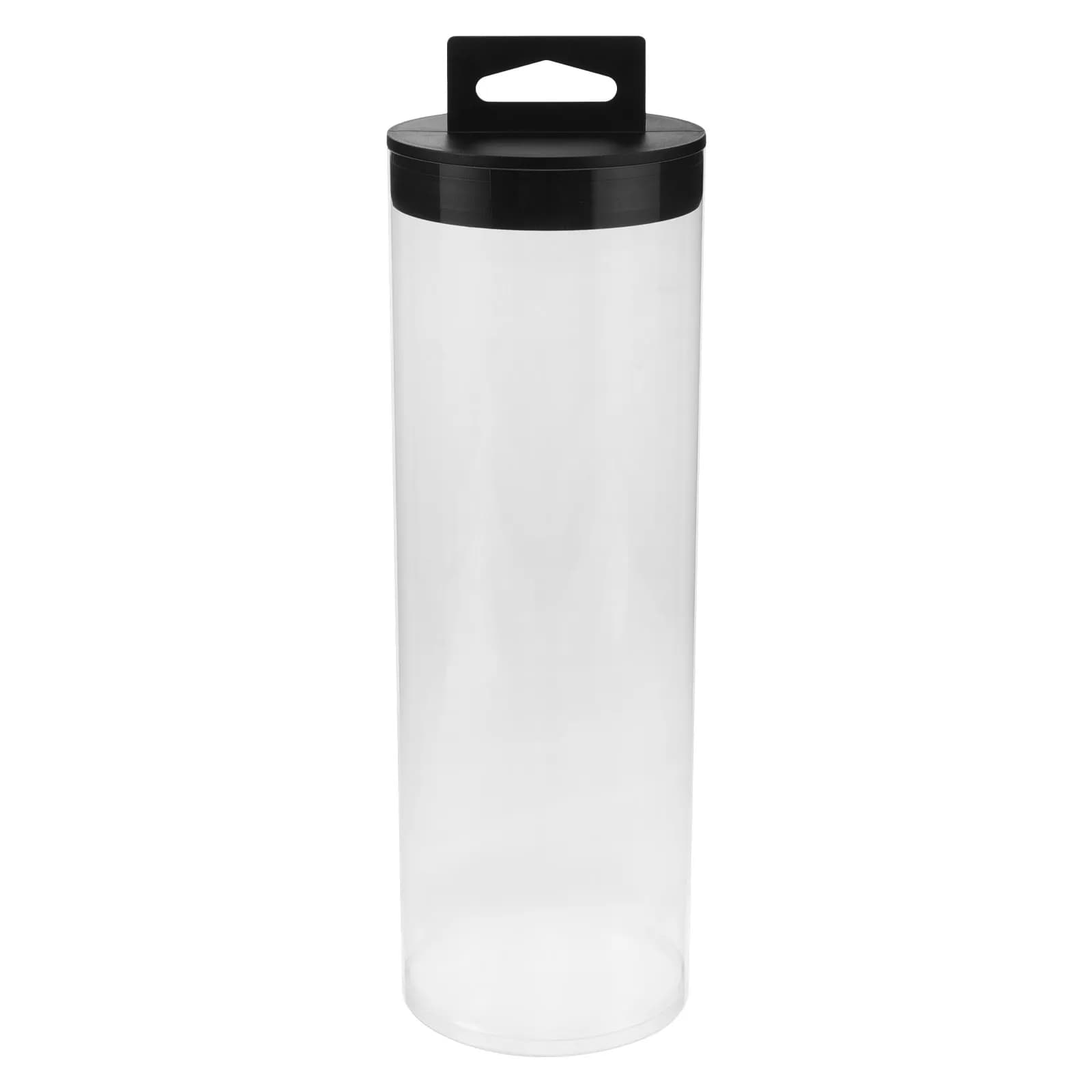 Tubo Espositivo Cilindrico Trasparente per Palline da Tennis, Pickleball, Badminton e Ping Pong, Organizzatore Salvaspazio