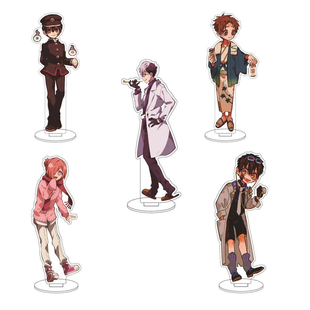 16CM Anime Toilet bound Hanako kun‌ Yugi Amane Yashiro Nene Minamoto Kou Cos Acrylic Figure Stand Ornaments Chirstmas Gifts