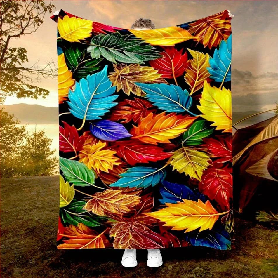 Thanksgiving Blessings Blanket Cozy Flannel Throw for Family Gatherings AllSeason Comfort Festive Gratitude Gift
