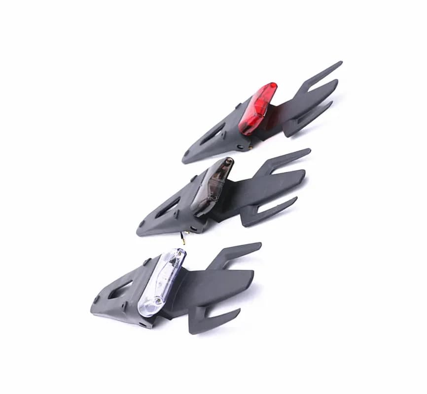 Luce Posteriore LED Universale per Moto, Fanale Freno Enduro per Parafango Posteriore, Compatibile con la Maggior Parte dei Modelli di Moto e Dirt Bike