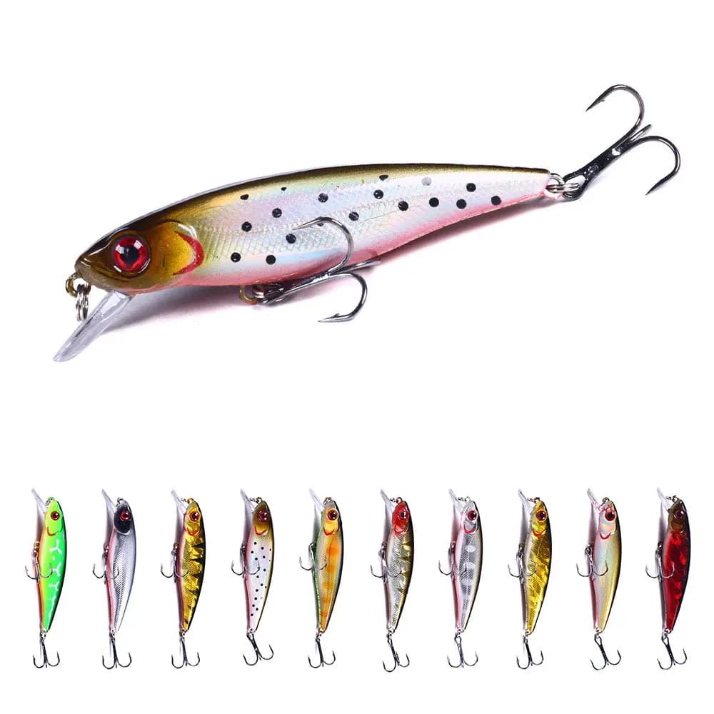1 pz Esca Artificiale Rigida Galleggiante 8.8cm 9.2g, Wobbler Jighead, Esca Bio-imitazione a Lento Affondamento con Pausa, Attrezzatura da Pesca