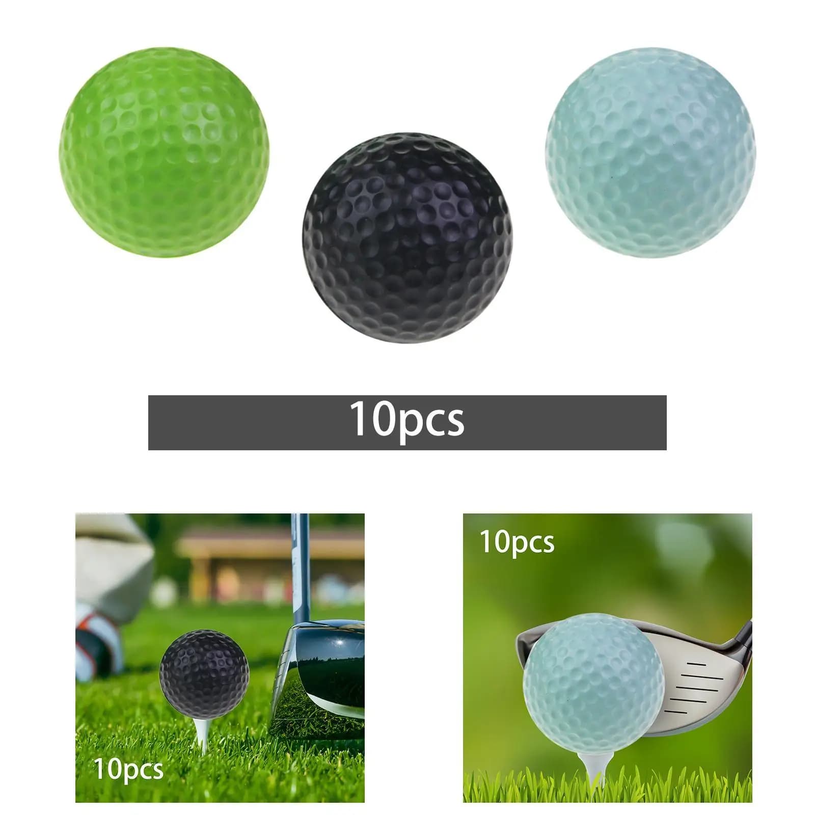 Set di Palline Leggere per Pratica di Golf, Strumento di Allenamento Durevole in PU per Ufficio, Scuola e Golf Indoor