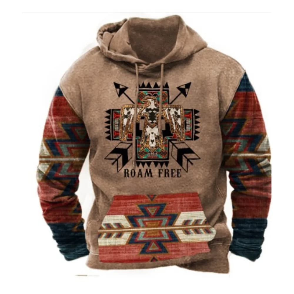 Felpa con cappuccio da uomo autunno Mitologia vichinga Felpa stampata Moda casual Felpe con cappuccio Y2K da donna Street Trend Pullover Grandi Sudaderas