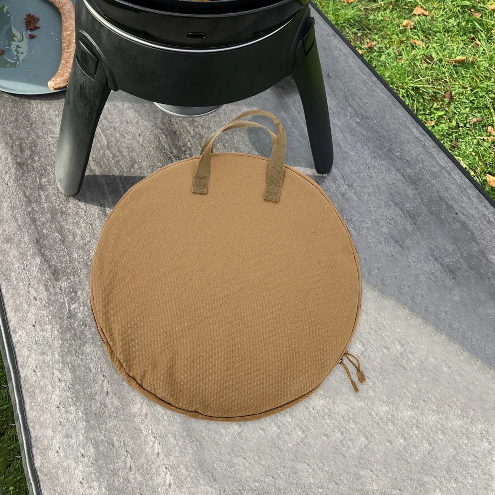 Borsa Impermeabile per Pentole in Ghisa, Organizer Resistente per Padelle e Utensili da Cucina per Barbecue e Campeggio
