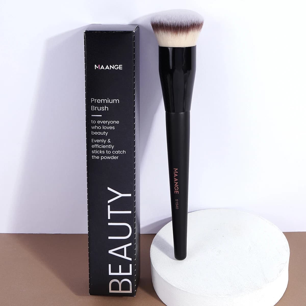 MAANGE 1PCS professional makeup brush Kabuki foundation brush face contour brush for polishing makeup tools powder for liquid cream