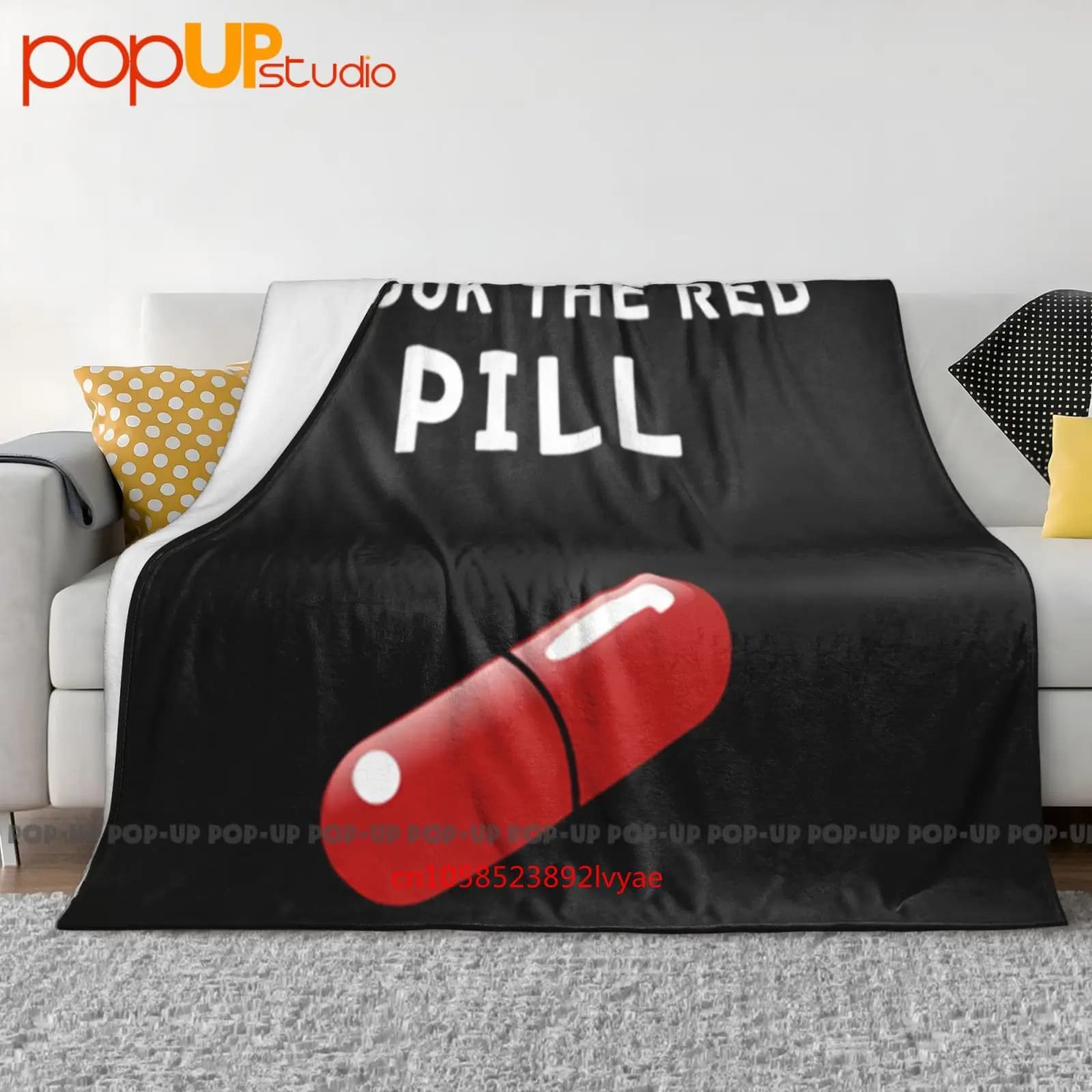 I Took The Red Pill Graphic Design Inspired By The Matrix Ultra-Soft Blanket Quilt Winter Sofa Cover Bed Covers