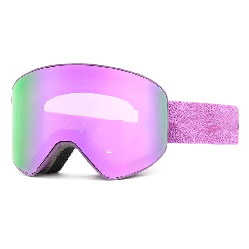 Occhiali da Sci Invernali Sportivi OTG con Protezione UV, Antiappannamento, per Neve e Snowboard, per Adulti, Logo Personalizzabile