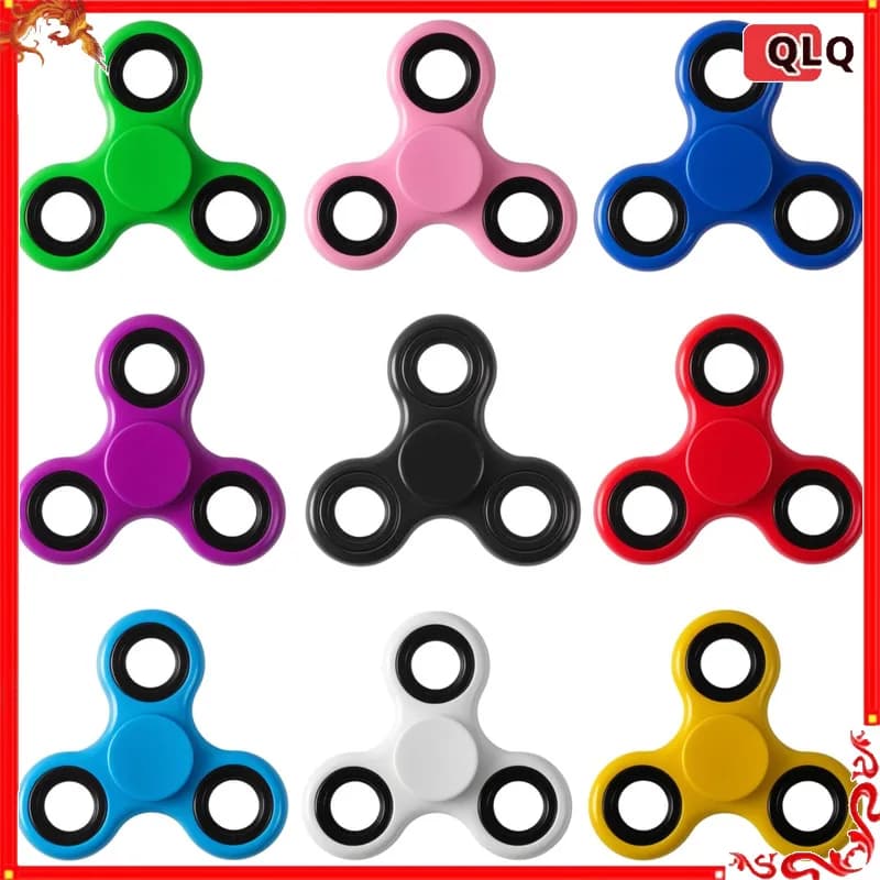 1 Pezzo Fidget Spinner Generico EDC Mini Tri-Hand Spinner Portatile Antistress per Adulti, Giocattolo Rilassante per Alleviare l'Ansia