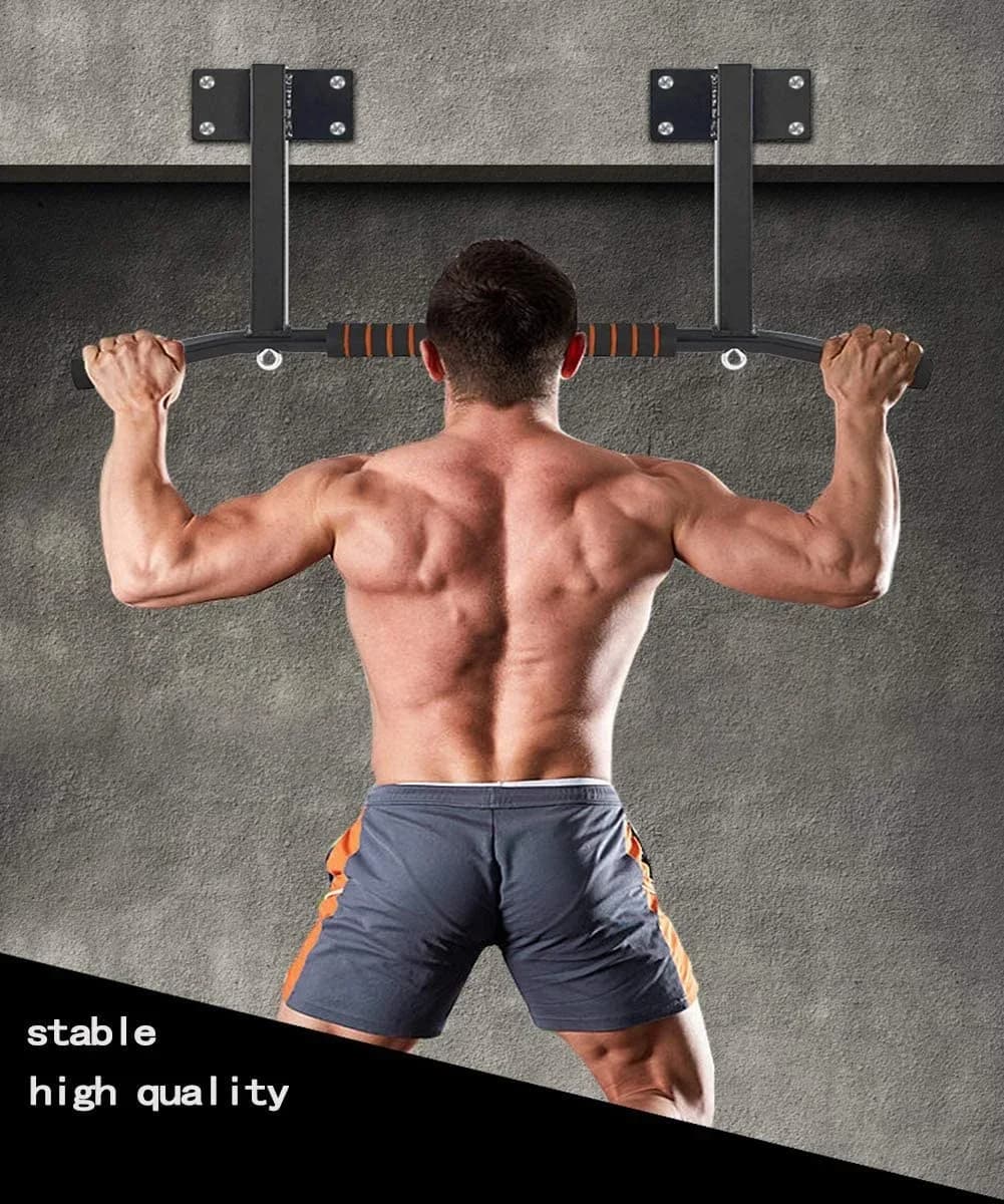 'Per Wellshow Sport Home Indoor Multifunzionale Montaggio a parete Interno Pull Up Bar Set barra orizzontale montata a parete
