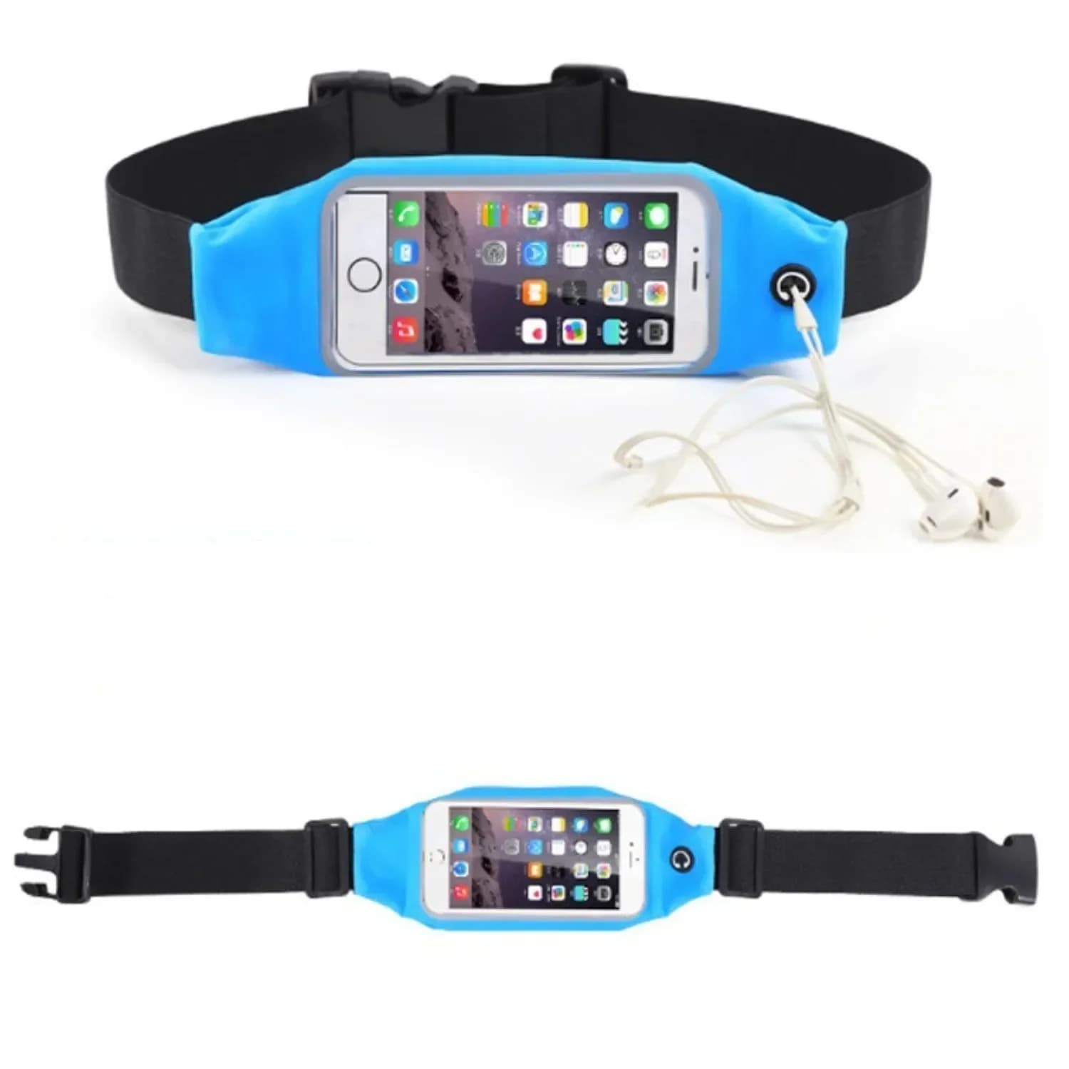 Women's Waterproof Jogging Bag Sport Waist Bag for Running Touch Screen Run Bag