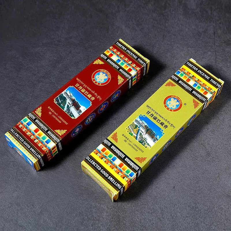 Gandan Kangba incenso tibetano linea Xizang incenso casa Indoor Buddha culto Joss Stick/casa purificazione dell'aria aromaterapia