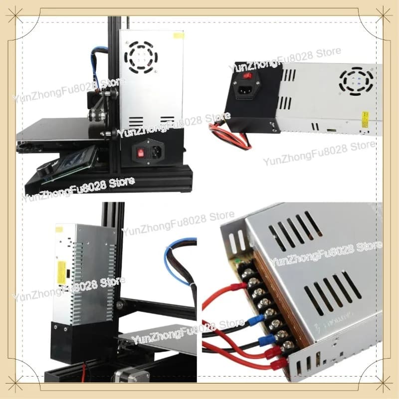 24V 15A 3D Printer Regulated Switching Converter Power Kit For Ender 3 Ender 3S Flagpole Accessories Power Supply