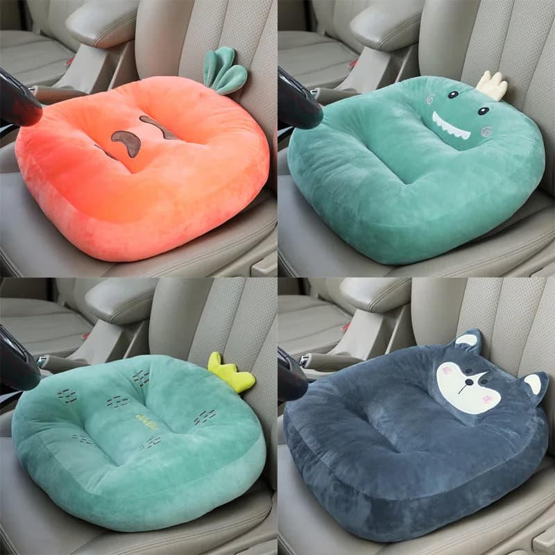 Car cushion in animated cardboard Sofa cushion Office chair cushion Seat cushion thickened Seat cushion Sofa cushion Lumbar support cushion Room decoration