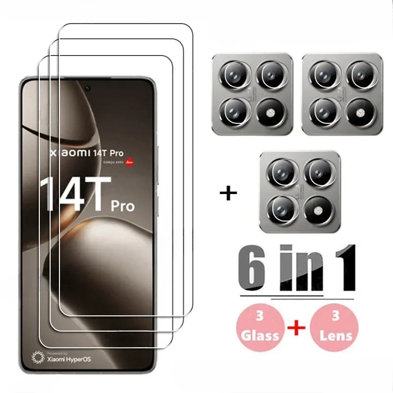 Glass Complete Gule for Xiaomi 14T Tempered Glass Xiaomi 14T Pro Screen Protective Film for camera lens by phone Xiaomi 14T Glass