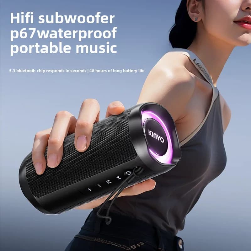 New H7 Bluetooth speaker, high volume, overweight subwoofer, high sound quality, wireless outdoor portable waterproof speaker