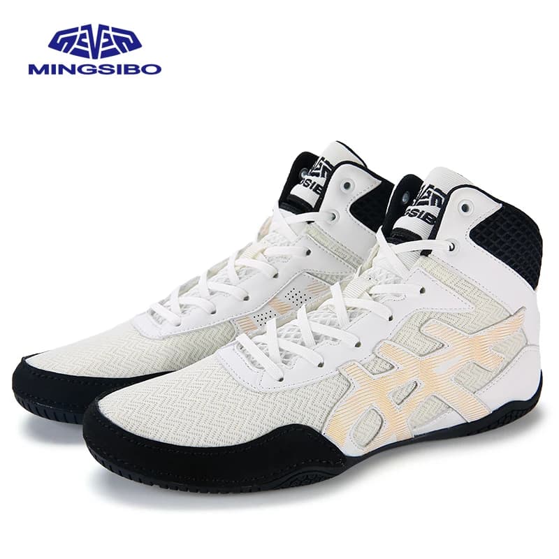 Boxing Shoes Breathable Mesh Non-slip Sole Lightweight Training Sneakers for Kickboxing Wrestling Combat Sports Size 36-47