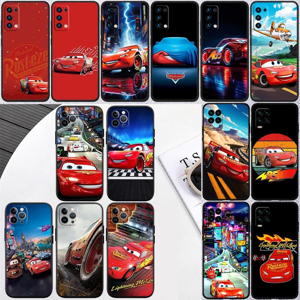 ED6 Cars Lightning McQueen New High-End Cover Phone Case for Redmi Note 8 9 Pro Max 9S 9T 9C NFC 8T 10A A4 A5