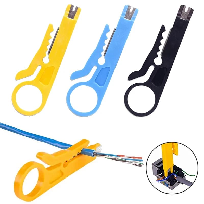 1PC Spellafili Coltello Piegatrice Pinze Strumento di Crimpatura Spelafili Tagliafili Multi Strumenti Linea di Taglio Utensili A Mano Multifunzionali