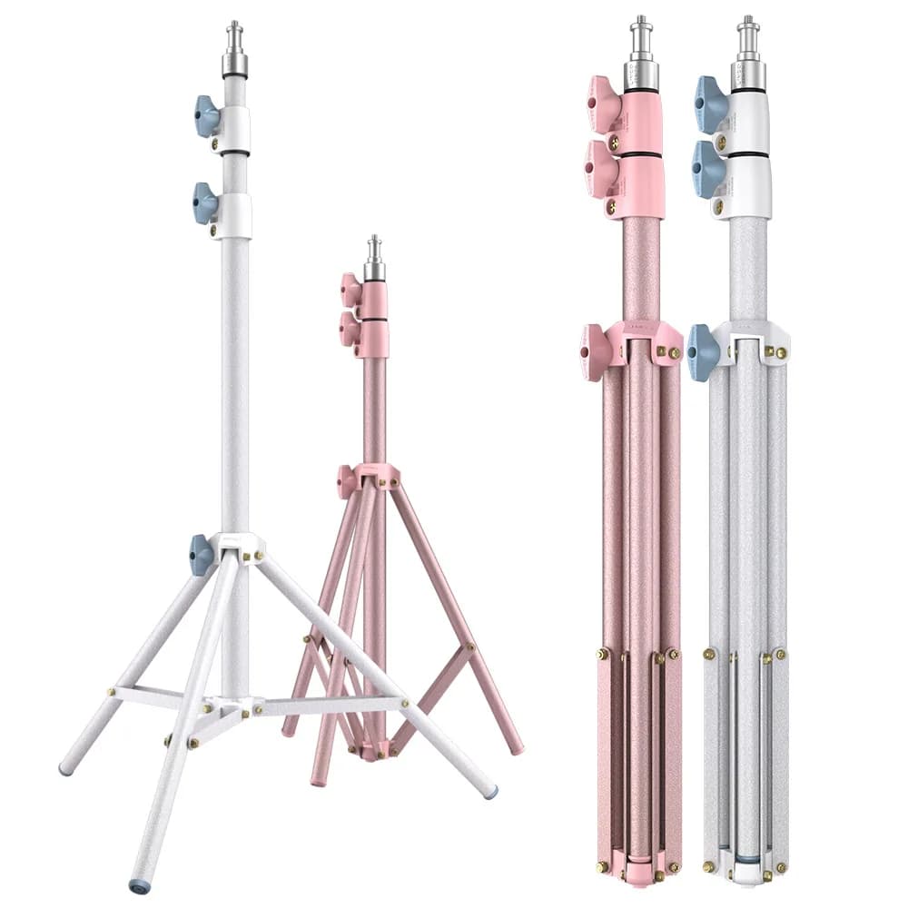1.7m Matte Finish Light Stand Tripod, Colorful Photography Tripod Holder for Ring Light Softbox Camera & Mobile Phone Projector