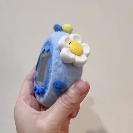 Copertura protettiva per manopola stile fiore Tamagotchi Paradise stampata in 3D Copertura protettiva per accessorio decorativo Tamagotchi