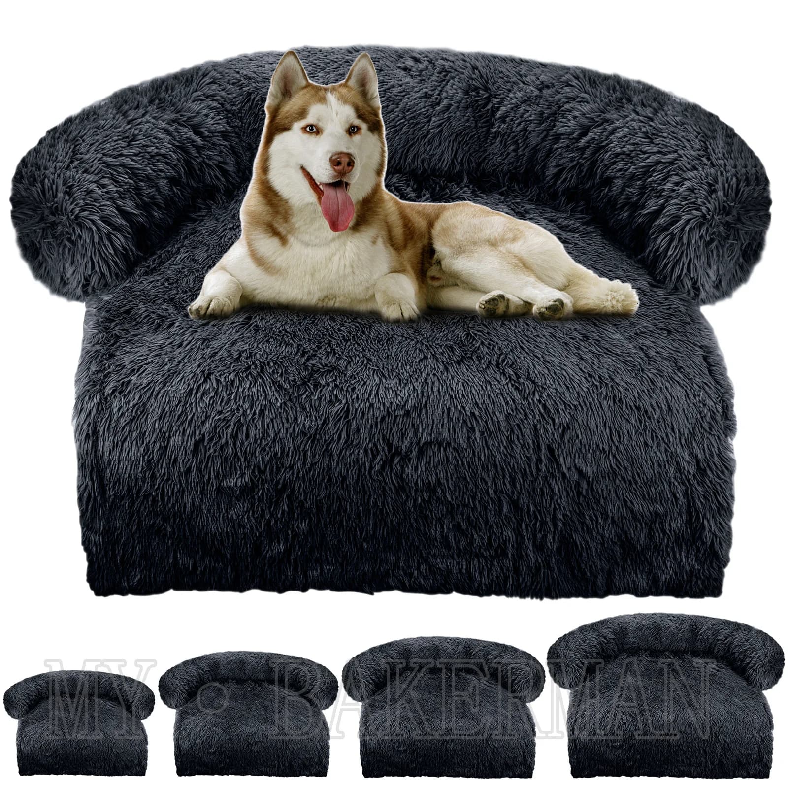 Dropshipping Divano letto per cani da compagnia per cani Letto per animali domestici Nido caldo Lavabile Morbido Tappetino protettivo per mobili Divano letto per cani gatto, Inverno