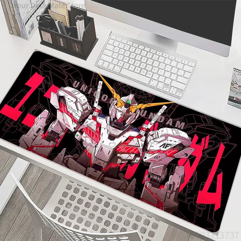 Tappetino per mouse M-mechanical Warrior G-gundam XXL, tappetino da scrivania con stampa HD per computer, tastiera, accessori da gioco anime, tappetino per mouse