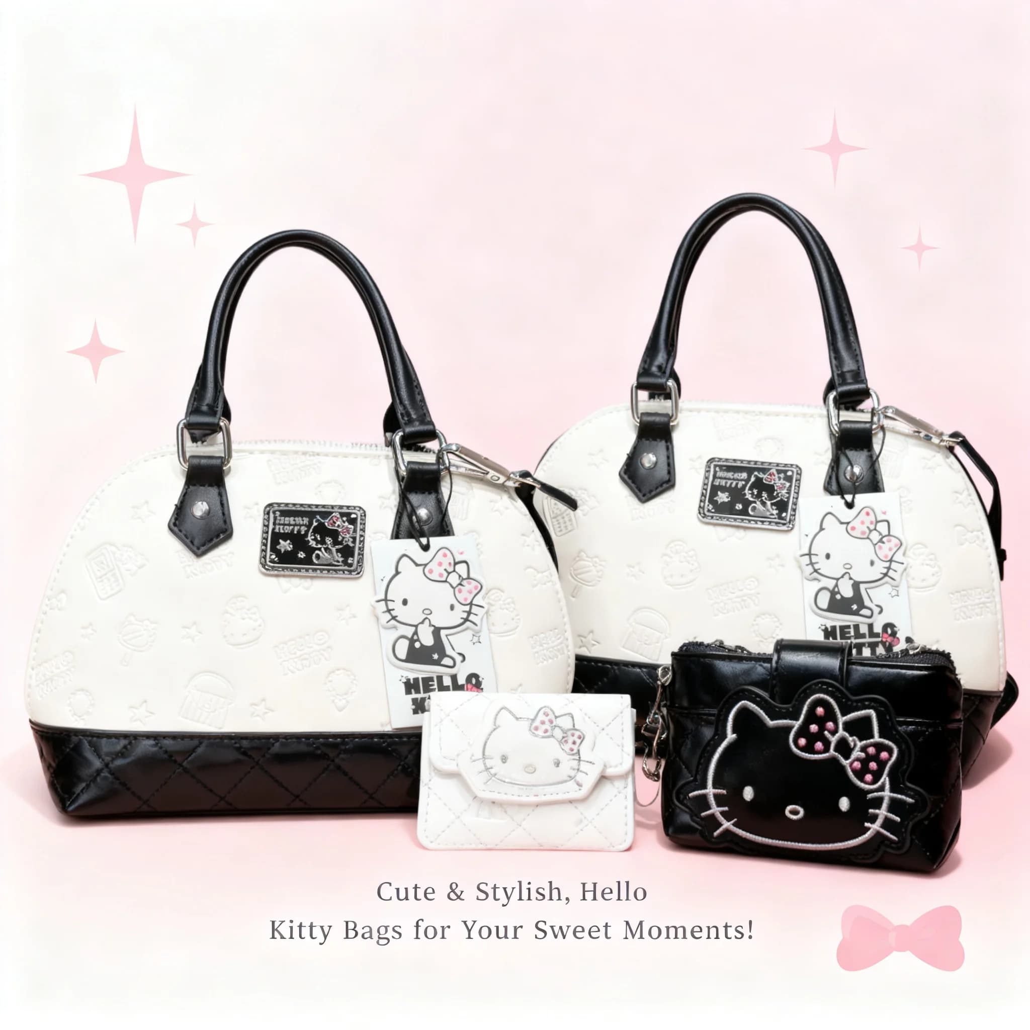 Borsa a Tracolla Sanrio Hello Kitty Kawaii Anime Cartoon per Ragazze, Regalo di Lusso Portatile alla Moda con Nuovo Design del Personaggio