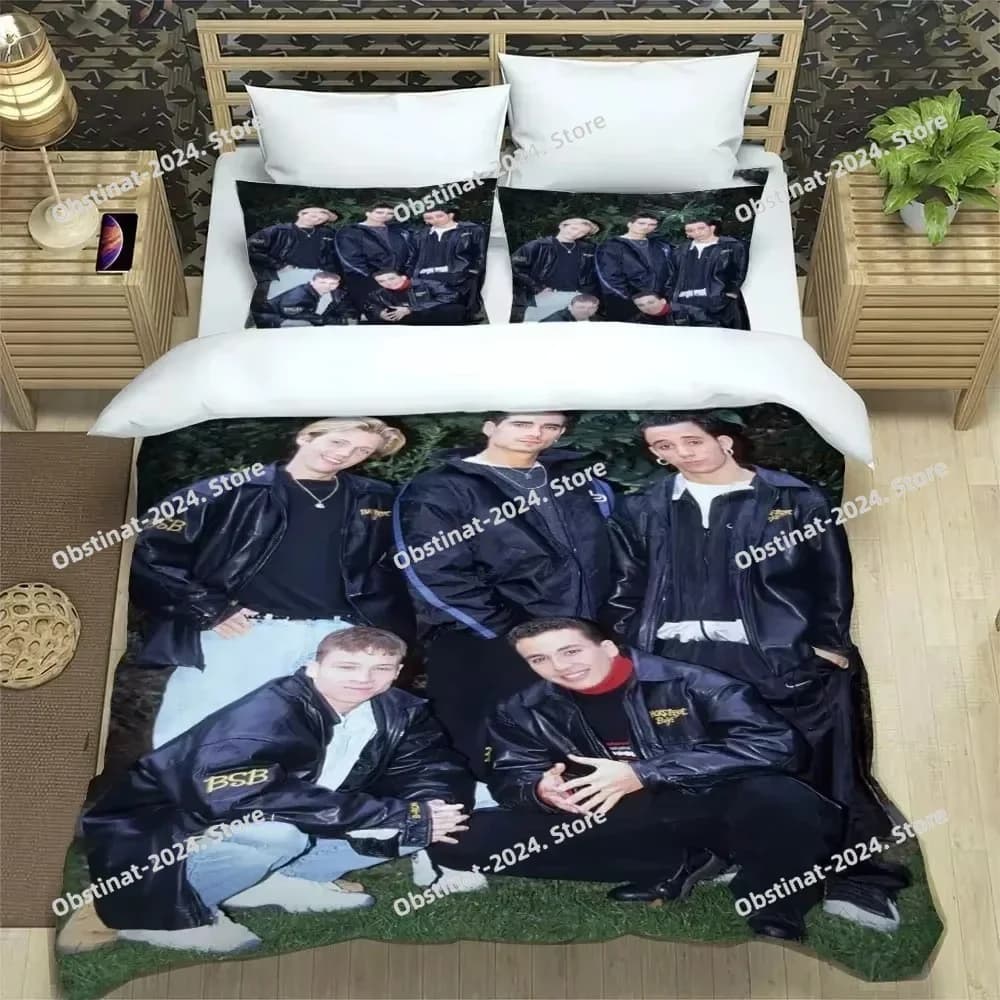 3D BSB banda backstreet ragazzi Set biancheria da letto Copripiumino Completo Queen King Size Federa Letto Stampato Aldult Camera da letto per bambini Singolo Twin
