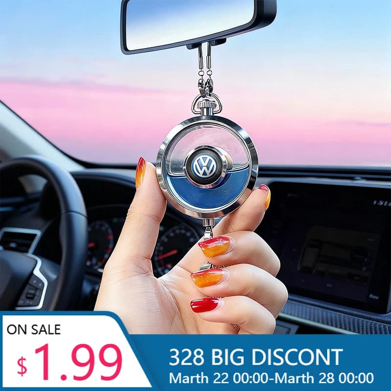 Copri Specchietti Retrovisori con Profumatore per Auto, Bottiglia di Fragranza per Volkswagen VW GTI CC Amarok T5 Phaeton Polo ID3 Golf T