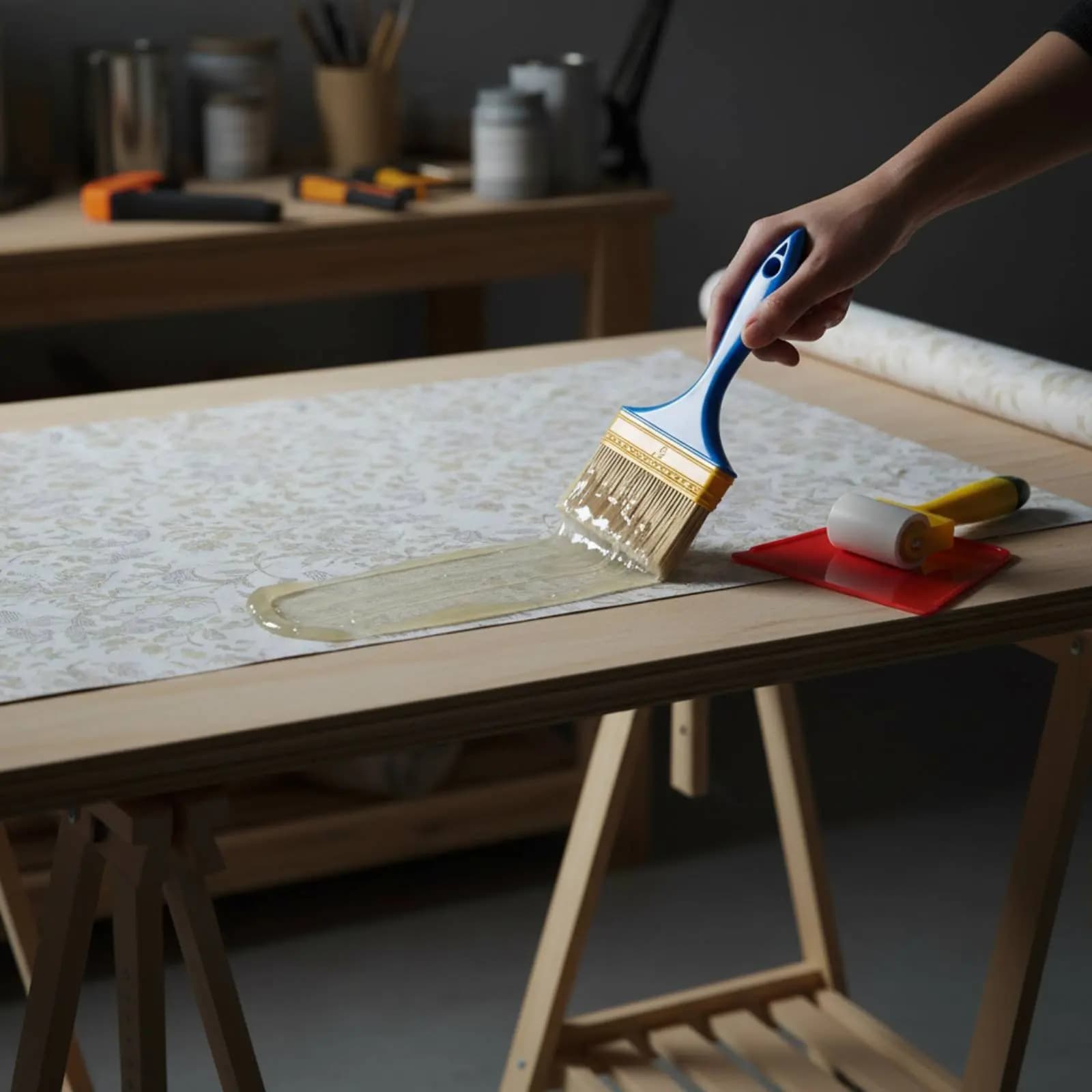 Wall Covering Application Kit Replaceable Cutting Edges Wall Covering Smoothing Tool Kit Vinyl Application Tool Set
