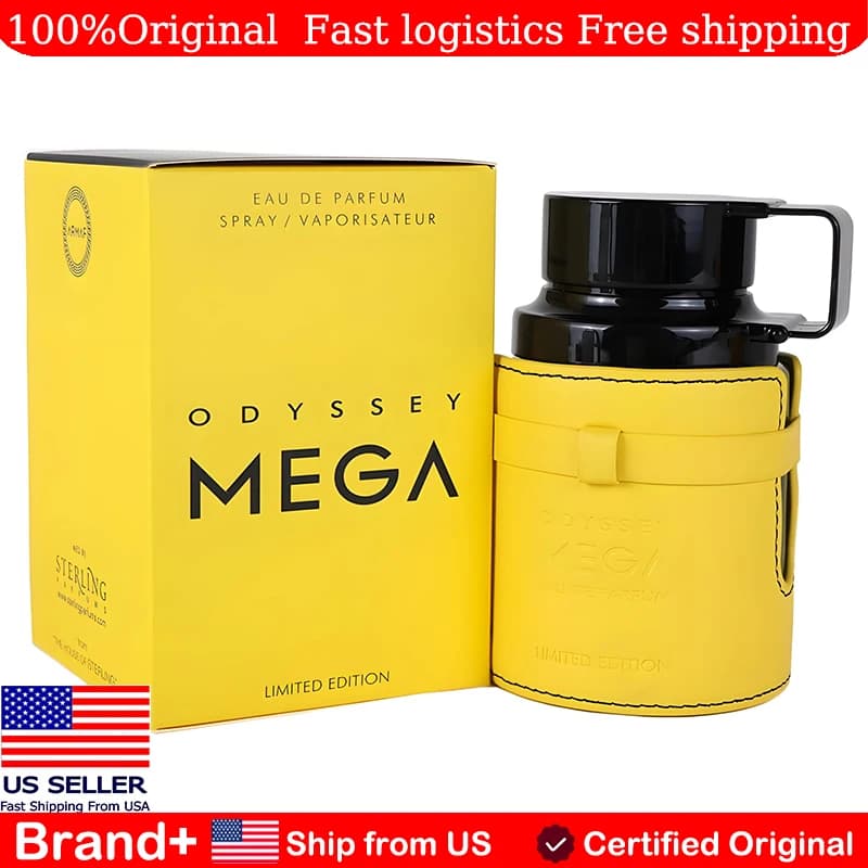 Armaf Odyssey Mega Limited Edition Eau De Parfum Spray Man 3.4 Ounce, Long-Term Cologne, Persistent Fragrance, Portable