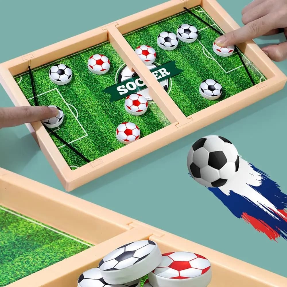 Gioco da Tavolo Sling Chess, Hockey da Tavolo, Gioco Interattivo Genitore-Figlio in Plastica, Gioco Veloce e Divertente