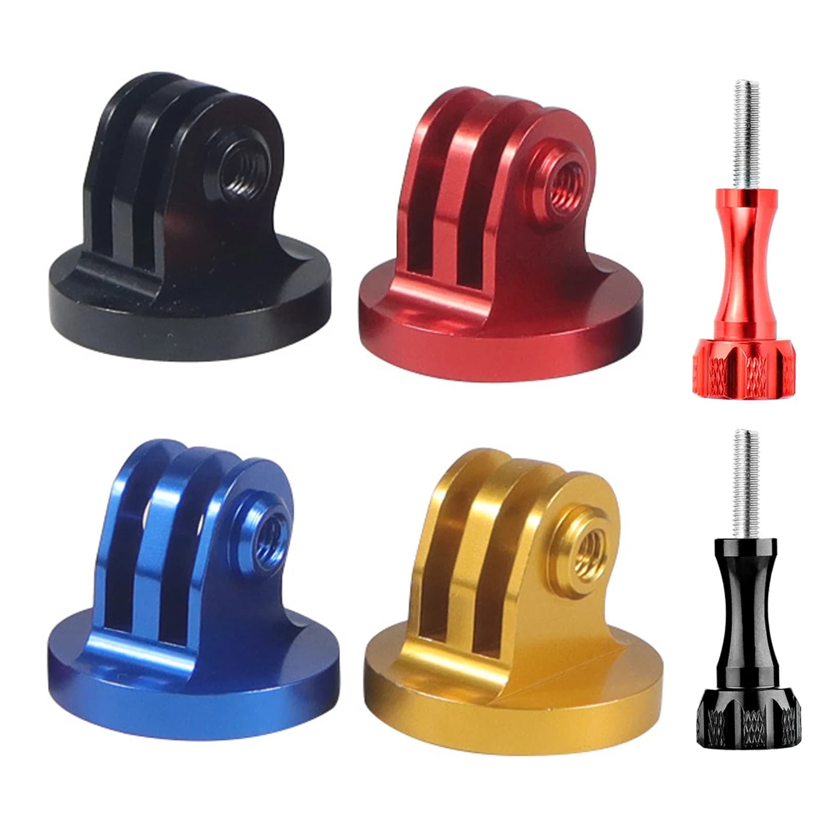 For Gopro Adapter for mounting on tripod Adapter 1/4 aluminum alloy thread adapter for Go Pro Hero 13 12 11 10 9 8 Accessories for action room