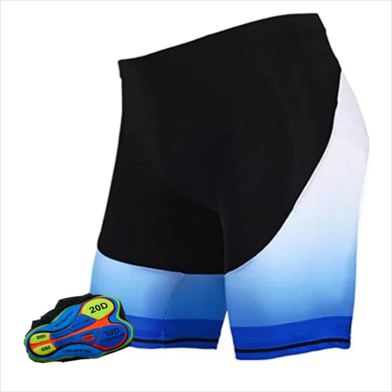 Men's black cycling shorts MTB Bike Bicycle 20D doll padded shorts MTB shorts elastic bike pants
